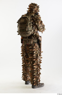 Frankie Perry in Ghillie Standing Shooting shooting standing whole body…